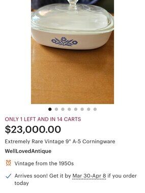 Corningware White and Blue Cookware Set